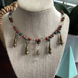 Handmade necklace support artists